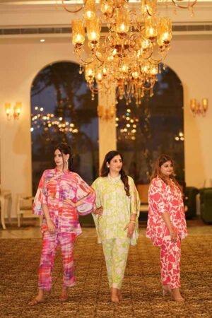 Printed Kaftan Top with Pants (Multi-Colour Options)